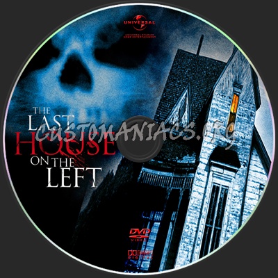 The Last House on the Left dvd label