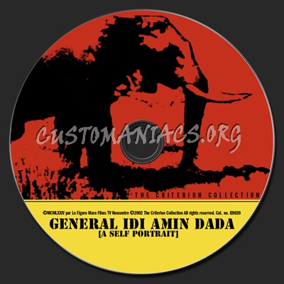 153 - General Idi Amin Dada dvd label