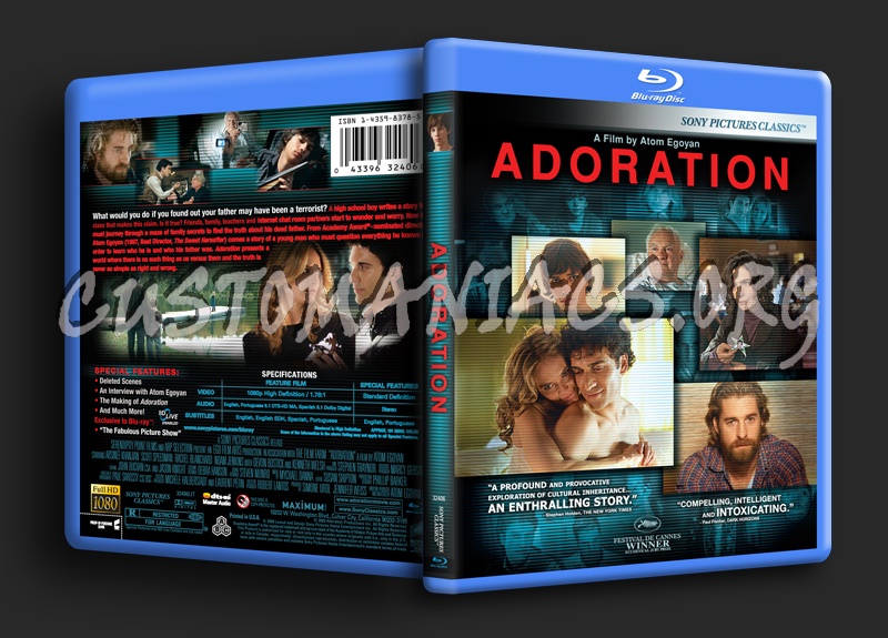 Adoration blu-ray cover