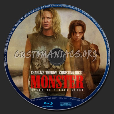 Monster blu-ray label