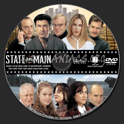 State and Main dvd label