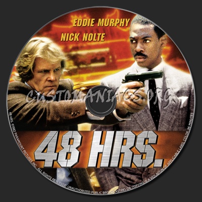 48 Hrs. dvd label