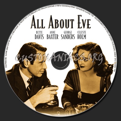 All About Eve dvd label