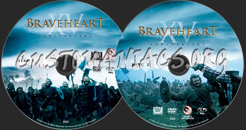 Braveheart dvd label