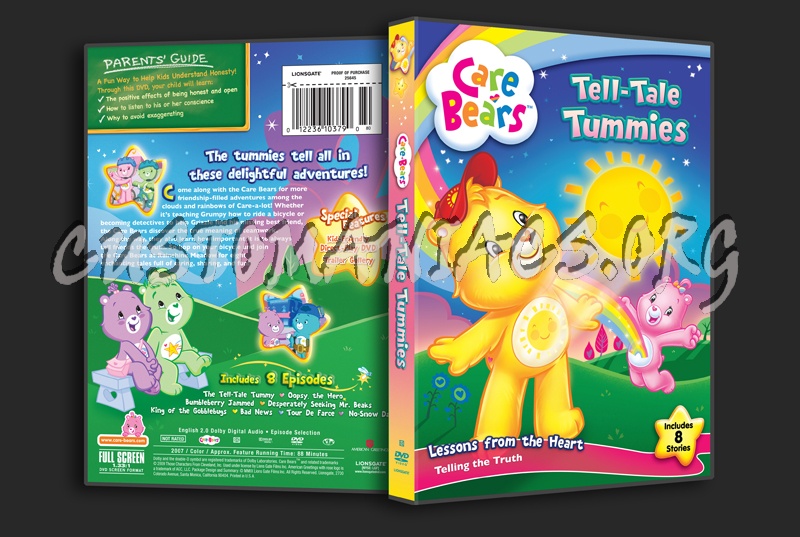 Care Bears Tell-Tale Tummies dvd cover