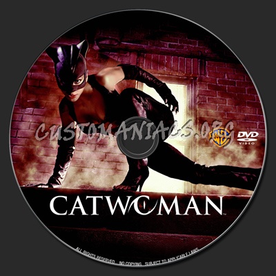 Catwoman dvd label