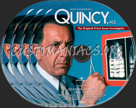 Quincy Season 3 dvd label