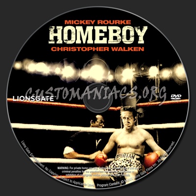 Homeboy dvd label