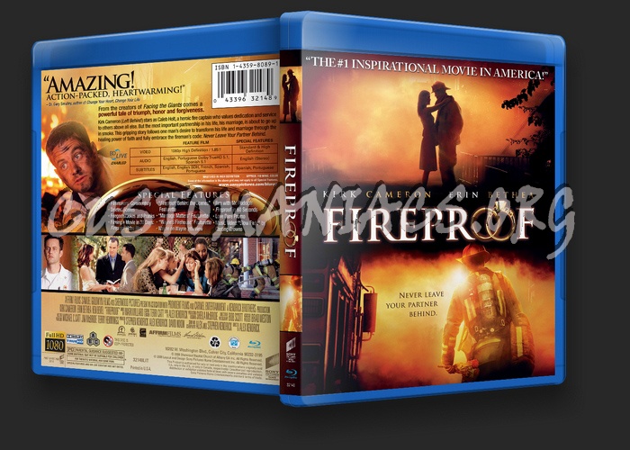 Fireproof blu-ray cover