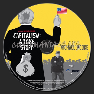 Capitalism A Love Story dvd label