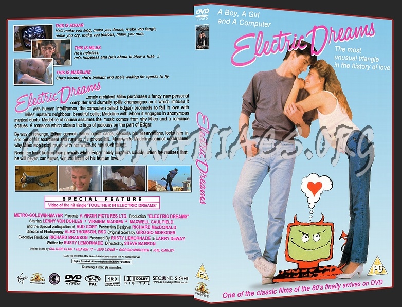 Electric Dreams dvd cover