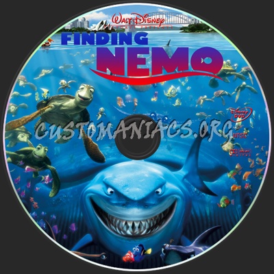 Finding Nemo dvd label