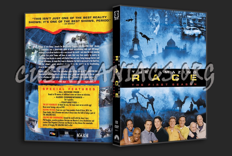 The Amazing Race Season 1 dvd cover