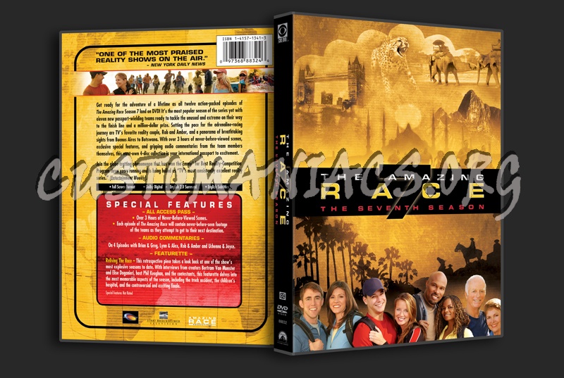 The Amazing Race Season 7 dvd cover