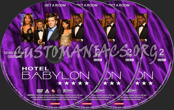 Hotel Babylon Season 4 dvd label