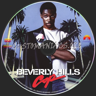 Beverly Hills Cop dvd label