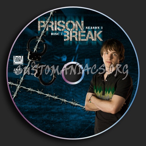 Prison Break Season 1 Disc 7 ( UK) dvd label