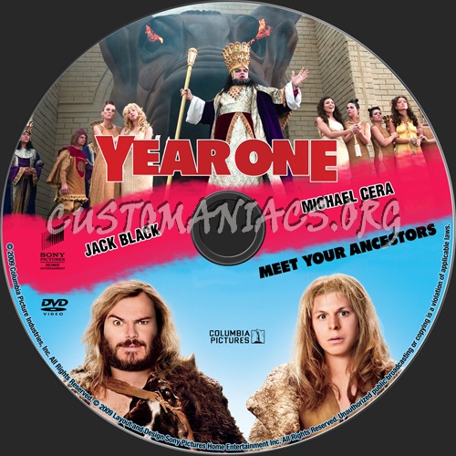 Year One dvd label