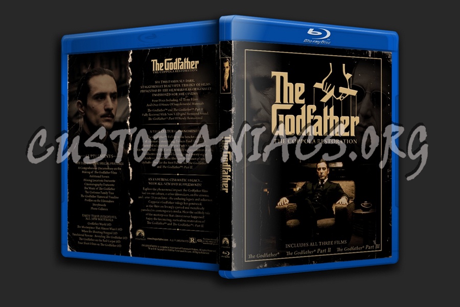 The Godfather - The Coppola Restoration blu-ray cover