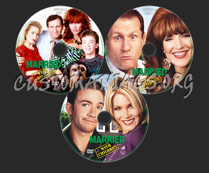 Married With Children Specials dvd label