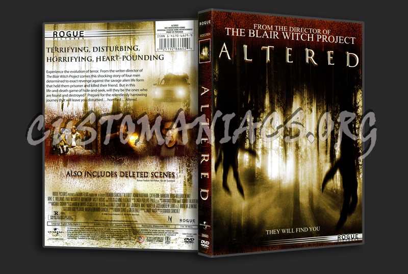 Altered dvd cover