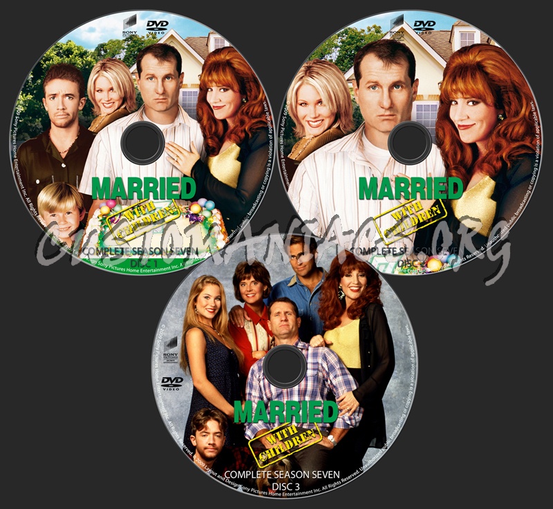 Married With Children Season 7 dvd label