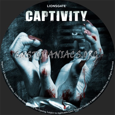 Captivity dvd label