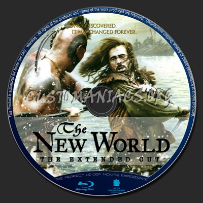 The New World blu-ray label