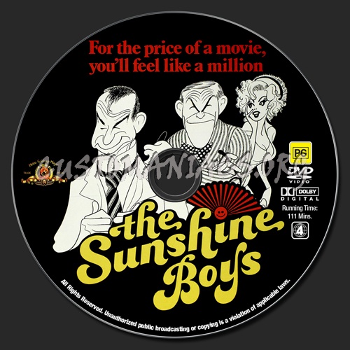 The Sunshine Boys dvd label