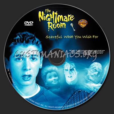 The Nightmare Room-Scarful What You Wish For dvd label