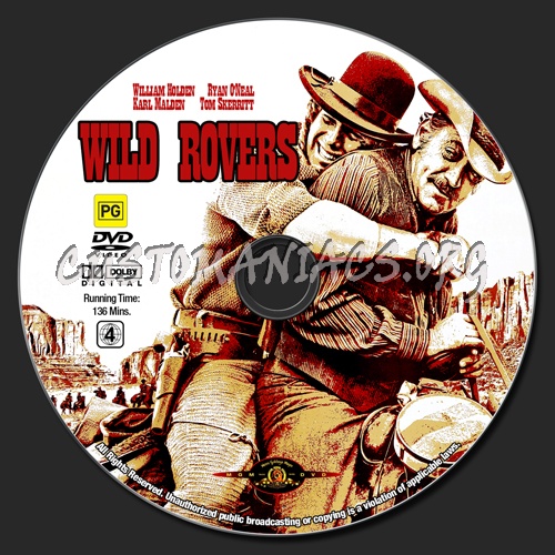 Wild Rovers dvd label