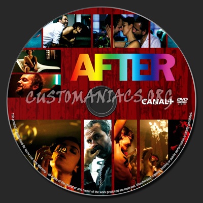 After dvd label