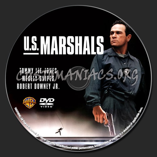 U.S. Marshals dvd label