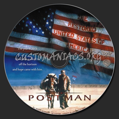 The Postman dvd label