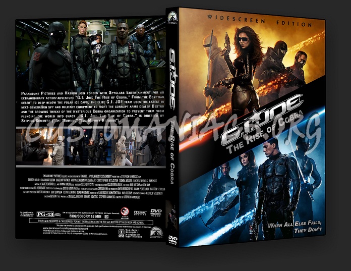 G.I. Joe The Rise of Cobra dvd cover