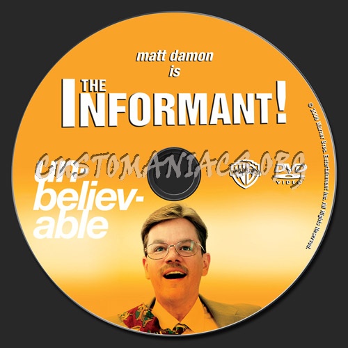 The Informant dvd label