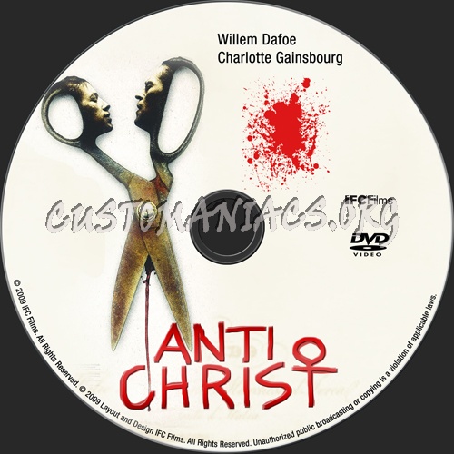 Antichrist dvd label