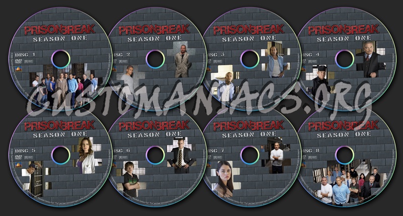 Prison Break - Season 1 dvd label