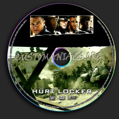 The Hurt Locker dvd label