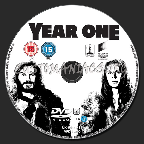 Year One dvd label