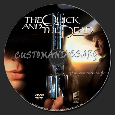 The Quick And The Dead dvd label