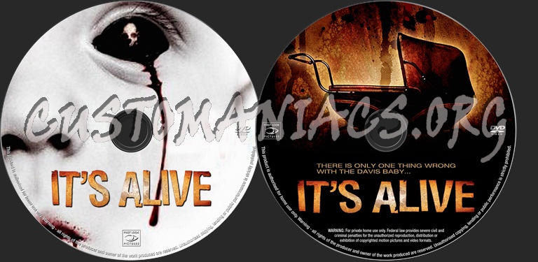 It's Alive dvd label