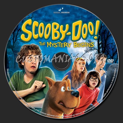 Scooby-Doo! The Mystery Begins dvd label