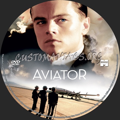 The Aviator dvd label