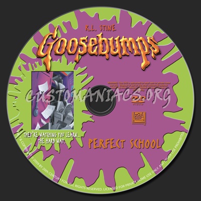 Goosebumps-Perfect School dvd label