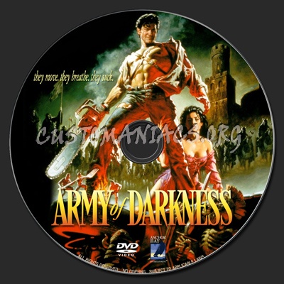 Army Of Darkness dvd label