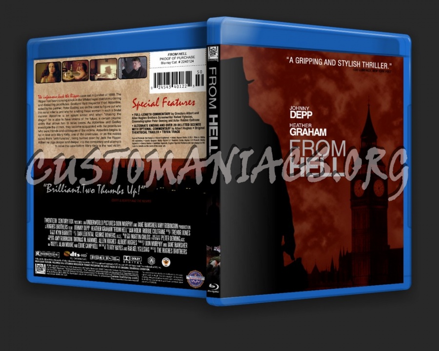 From Hell blu-ray cover