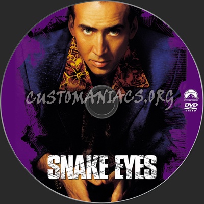 Snake Eyes dvd label