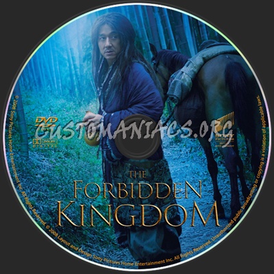 The Forbidden Kingdom dvd label