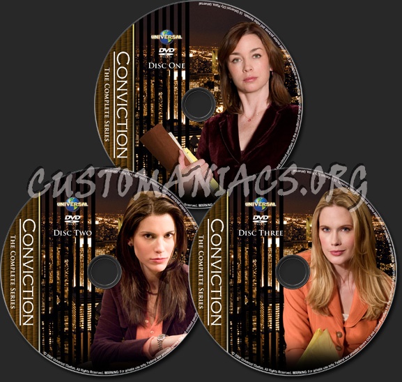 Conviction - TV Collection dvd label